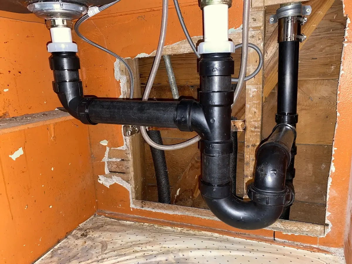 Professional Repiping Services equipment and tools on the job in Lacey